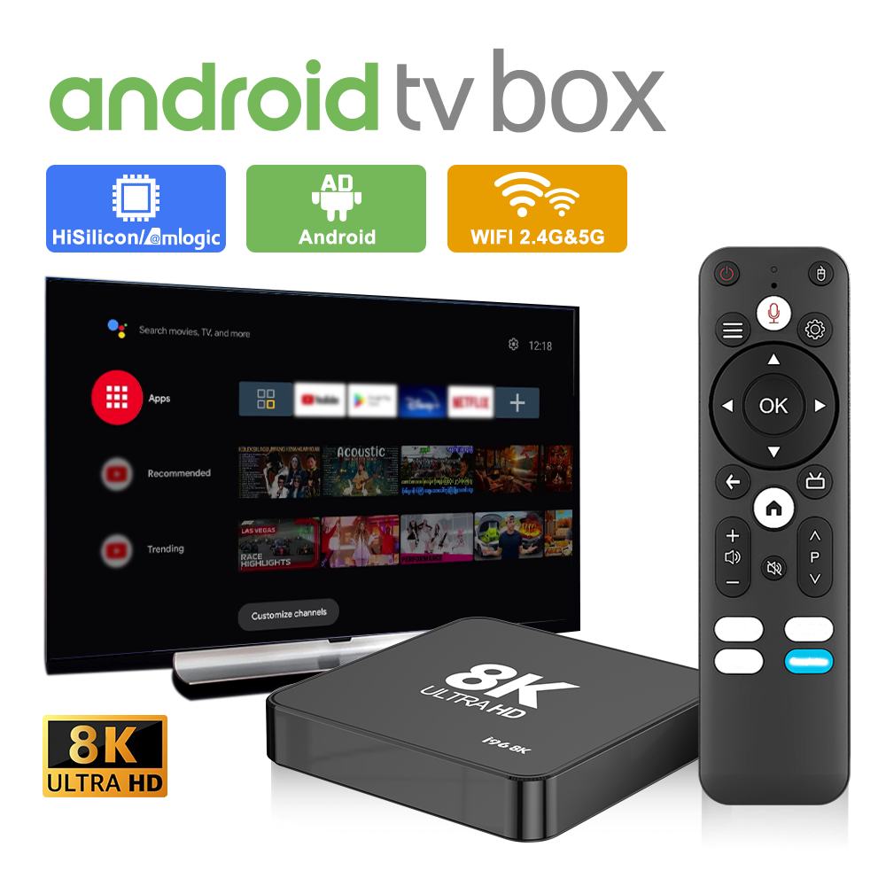 TV Box Android Satellite Receiver New 4k I96 8k Smart TV Box
